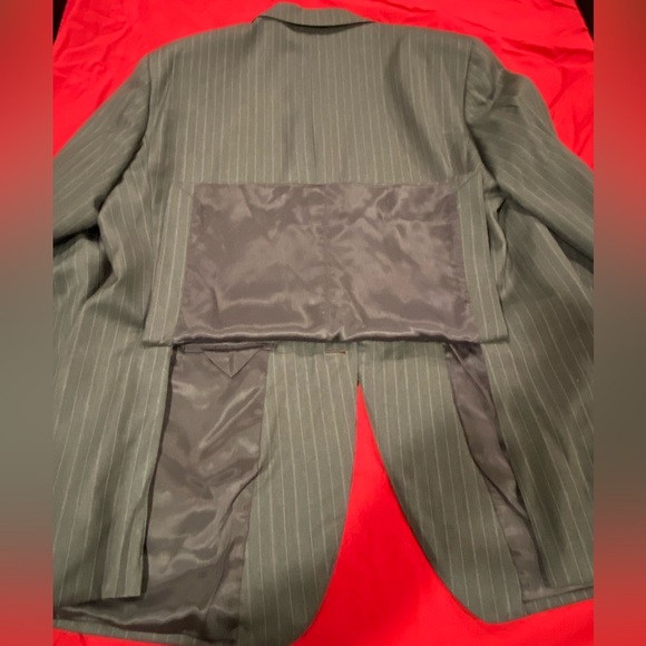 3pc peak lapel Saks Fifth Ave - Ermenegildo Zegna trofeo cloth 44R - Picture 10 of 16